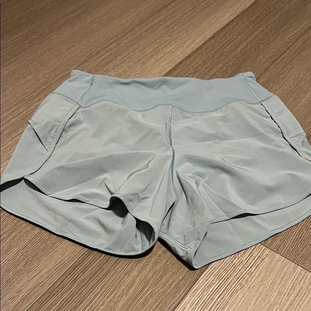 Women's Light blue athletic shorts